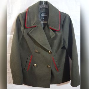 NWOT Express Military-esque Peacoat